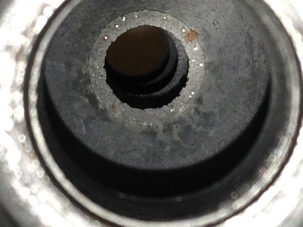 First baffle AseUtra NS .30 looks like a crater on the moon. 