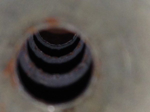 The visible tear and wear on the baffles inside the AseUtra NS