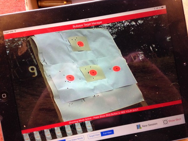 Bullseye target system på iPad