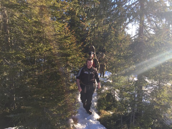 Härligt att få vistas i terräng under fina förhållanden :) 