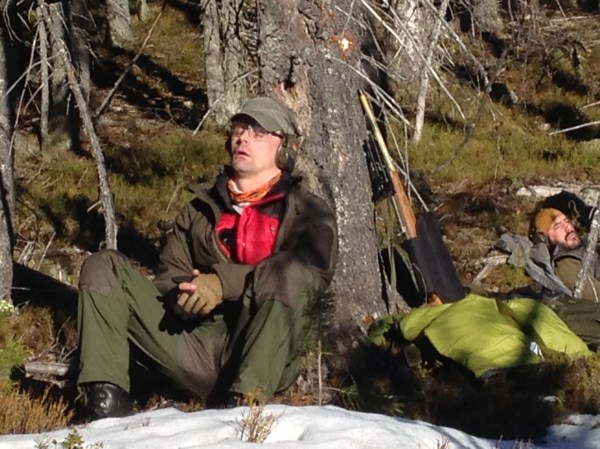 Några skyttar kostade på sig en av bilden att döma grymt go tupplur i vårsolen